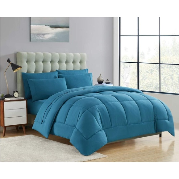 Teal Comforter Set - Picture 1 of 5